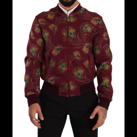 Dolce & Gabbana Multicolor Polyester Fringes Coat Jacket